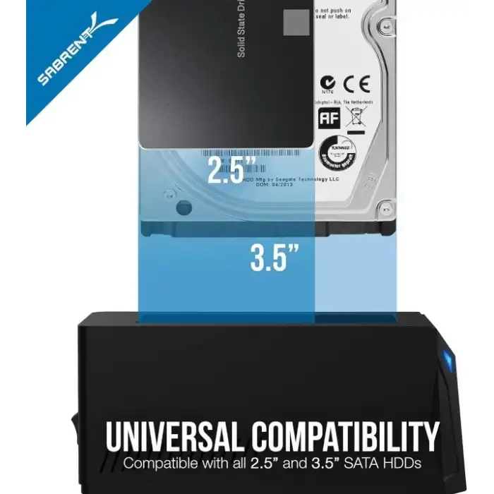 SABRENT USB SSD/Harici Sabit Disk Bağlantı İstasyonu (DS-U3B4)