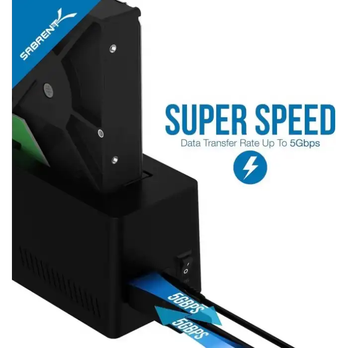 SABRENT USB SSD/Harici Sabit Disk Bağlantı İstasyonu (DS-U3B4)