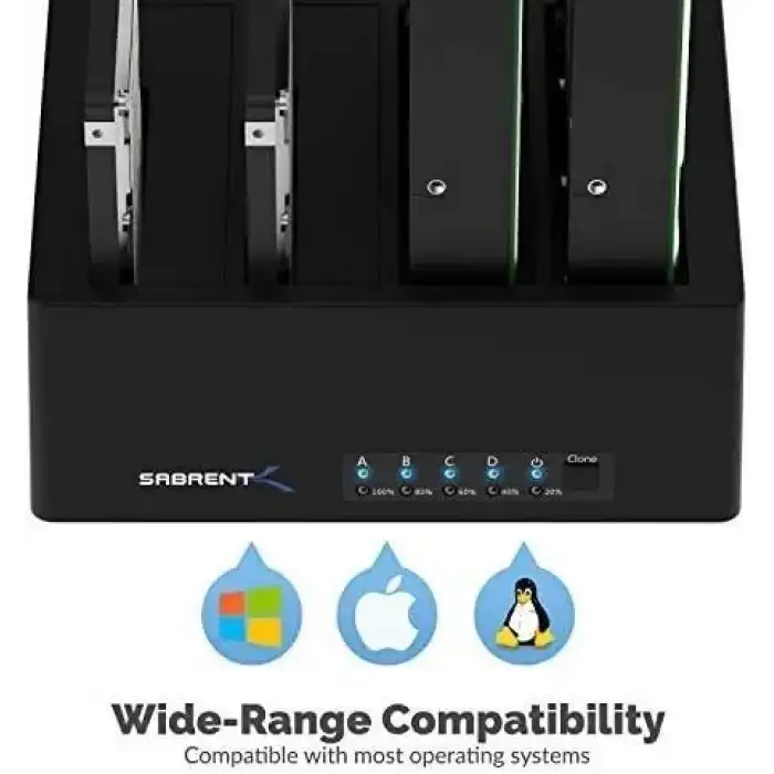 SABRENT USB SSD/Harici Sabit Disk Bağlantı İstasyonu (DS-U3B4)