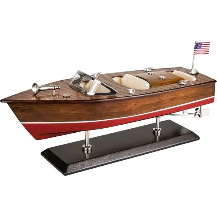 SAILINGSTORY Ahşap Tekne Riva Aquarama Sürat Teknesi 1/20 Ölçekli