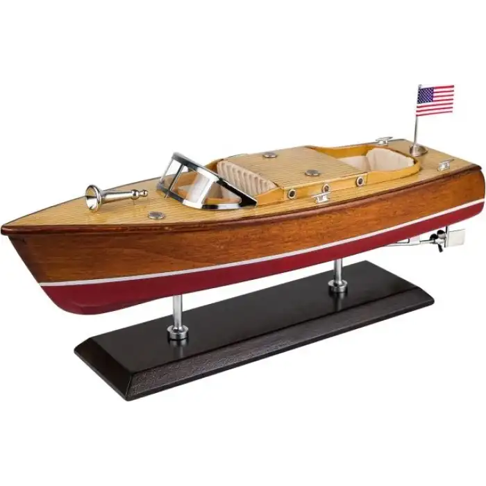 SAILINGSTORY Ahşap Tekne Riva Aquarama Sürat Teknesi 1/20 Ölçekli