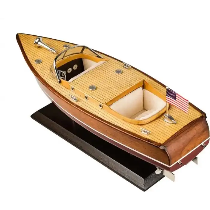 SAILINGSTORY Ahşap Tekne Riva Aquarama Sürat Teknesi 1/20 Ölçekli