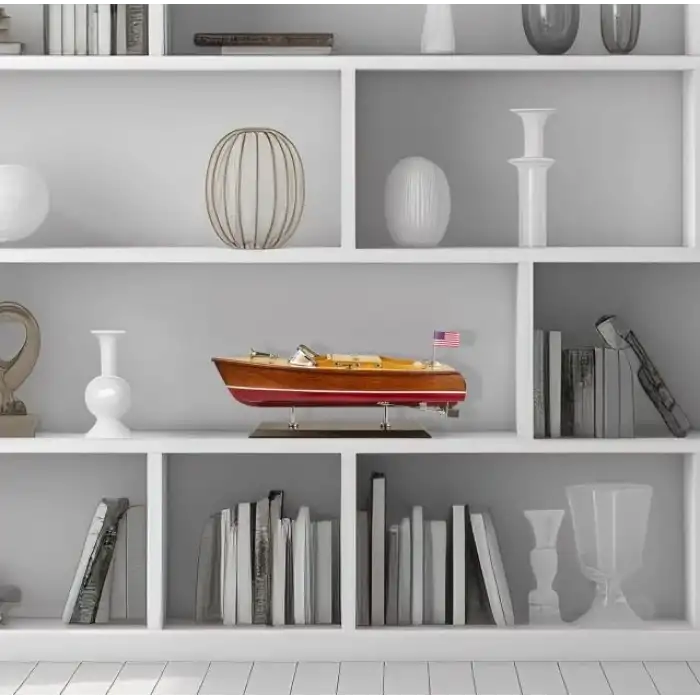 SAILINGSTORY Ahşap Tekne Riva Aquarama Sürat Teknesi 1/20 Ölçekli