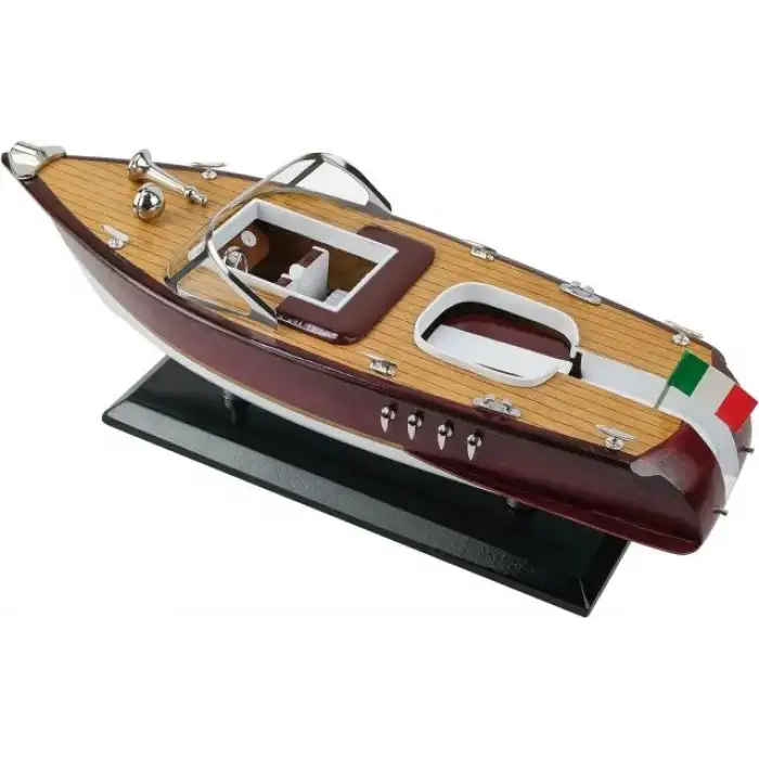 SAILINGSTORY Ahşap Tekne Riva Aquarama Sürat Teknesi 1/20 Ölçekli
