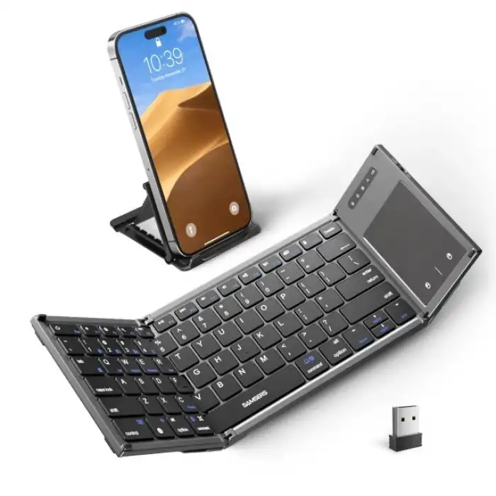 Samsers Dokunmatik Yüzeyli Katlanabilir Bluetooth Klavye