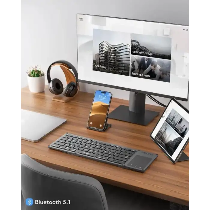 Samsers Dokunmatik Yüzeyli Katlanabilir Bluetooth Klavye