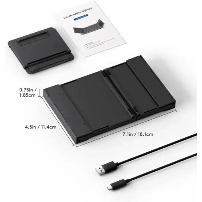 Samsers Dokunmatik Yüzeyli Katlanabilir Bluetooth Klavye