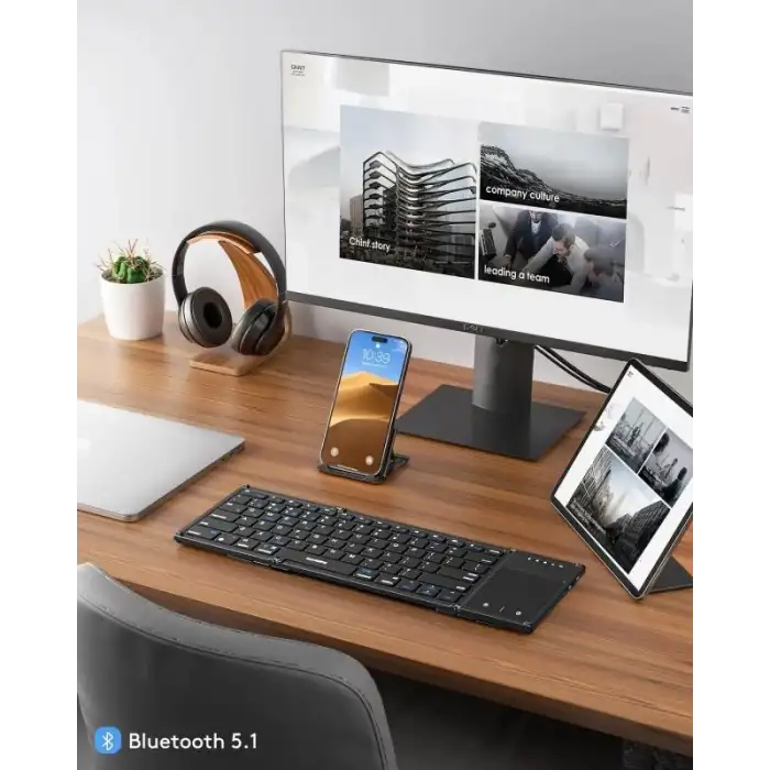 Samsers Dokunmatik Yüzeyli Katlanabilir Bluetooth Klavye