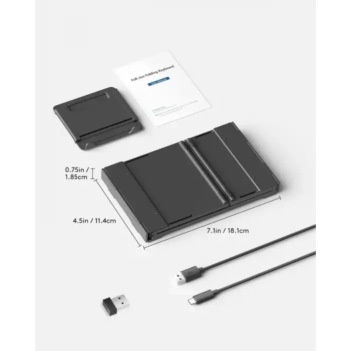 Samsers Dokunmatik Yüzeyli Katlanabilir Bluetooth Klavye