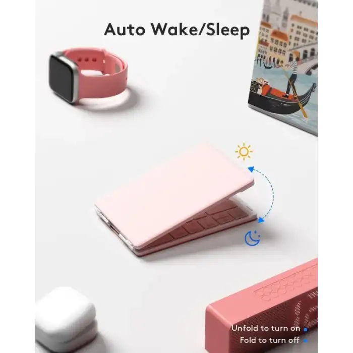Samsers Katlanabilir Bluetooth Klavye (Stand Tutuculu)
