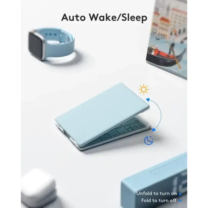 Samsers Katlanabilir Bluetooth Klavye (Stand Tutuculu)