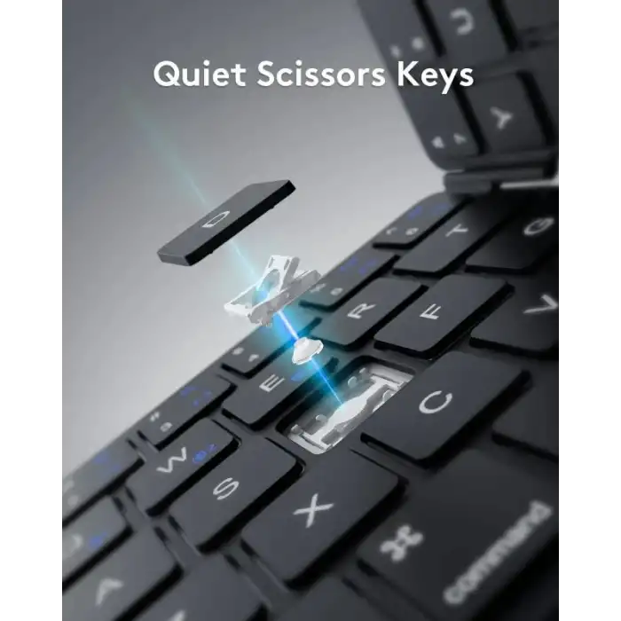 Samsers Katlanabilir Bluetooth Klavye (Stand Tutuculu)