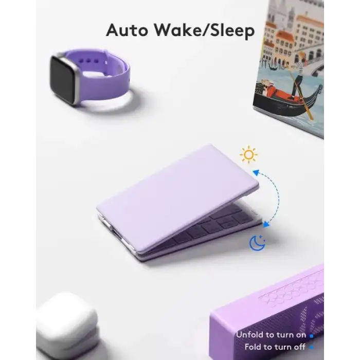 Samsers Katlanabilir Bluetooth Klavye (Stand Tutuculu)