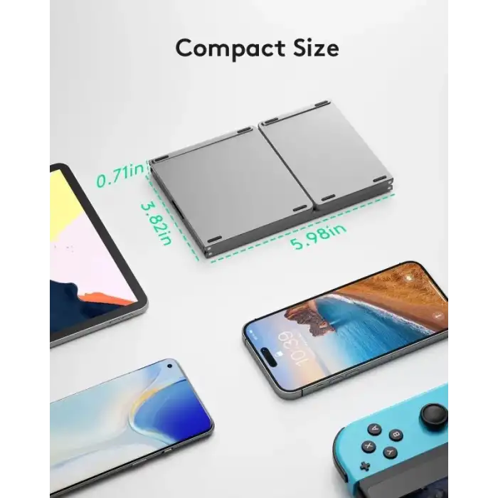 Samsers Touchpadli Katlanabilir Bluetooth Klavye