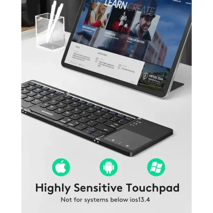 Samsers Touchpadli Katlanabilir Bluetooth Klavye