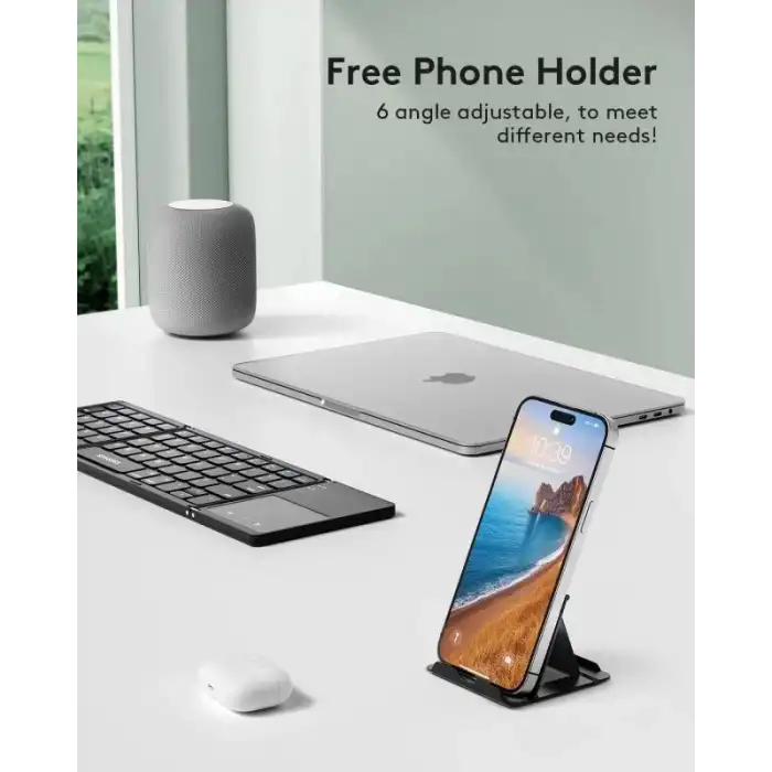 Samsers Touchpadli Katlanabilir Bluetooth Klavye