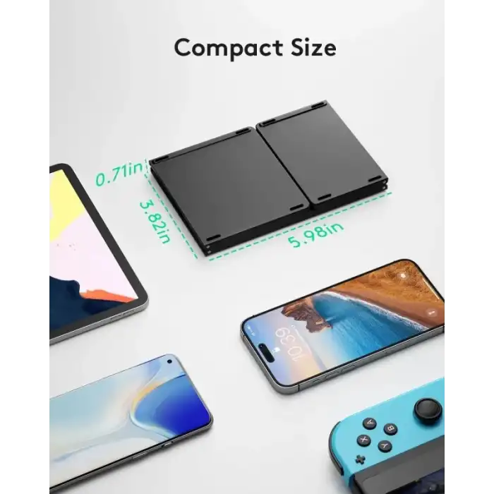 Samsers Touchpadli Katlanabilir Bluetooth Klavye