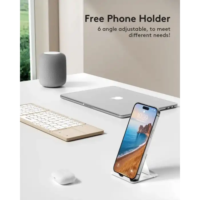 Samsers Touchpadli Katlanabilir Bluetooth Klavye