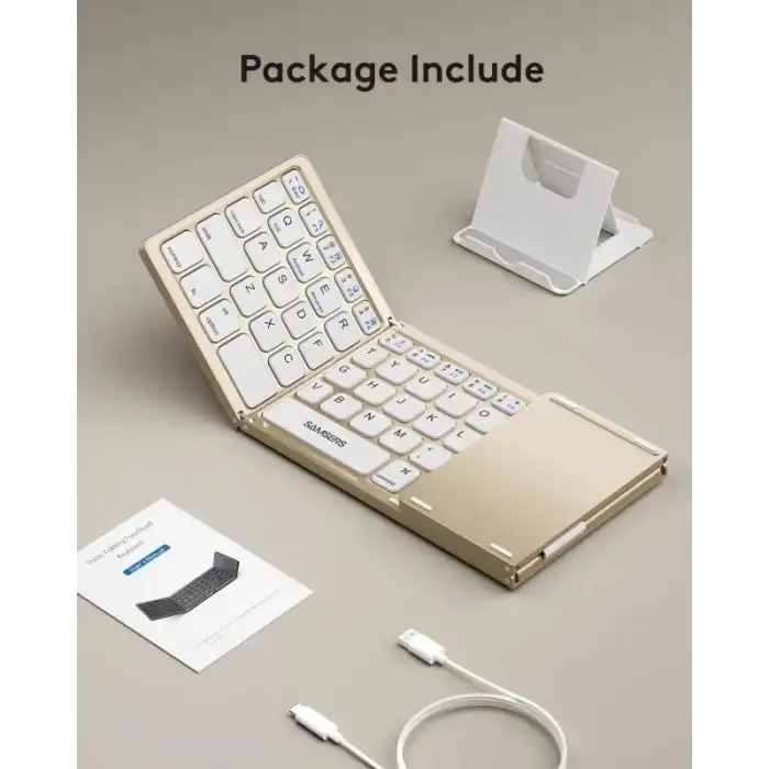 Samsers Touchpadli Katlanabilir Bluetooth Klavye