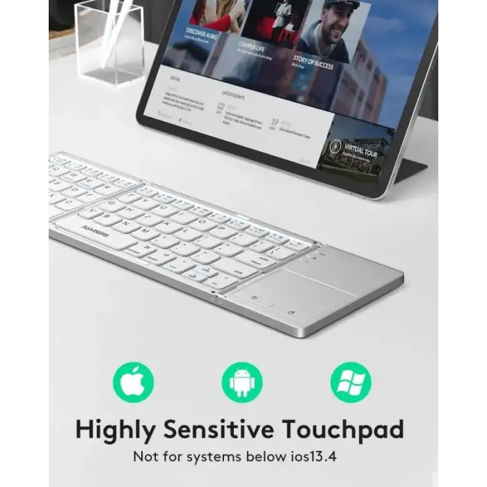 Samsers Touchpadli Katlanabilir Bluetooth Klavye