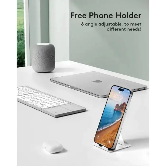 Samsers Touchpadli Katlanabilir Bluetooth Klavye