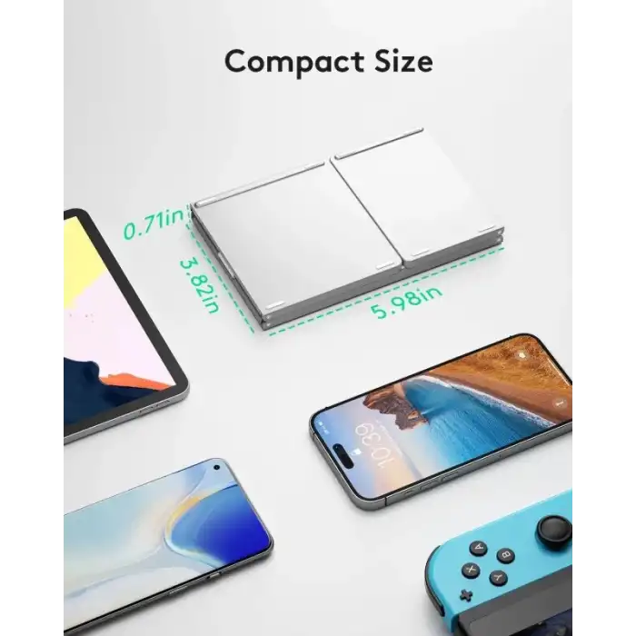 Samsers Touchpadli Katlanabilir Bluetooth Klavye