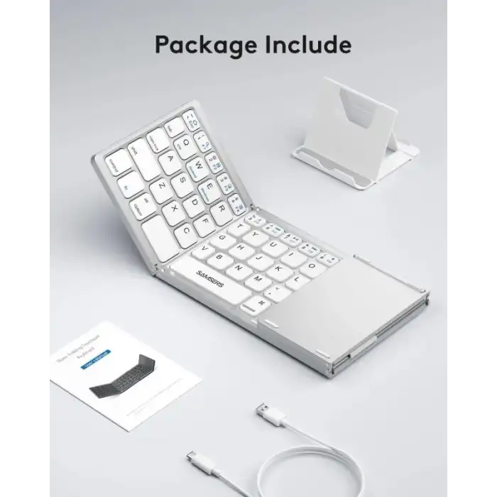 Samsers Touchpadli Katlanabilir Bluetooth Klavye