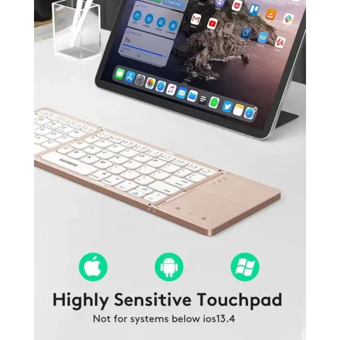 Samsers Touchpadli Katlanabilir Bluetooth Klavye