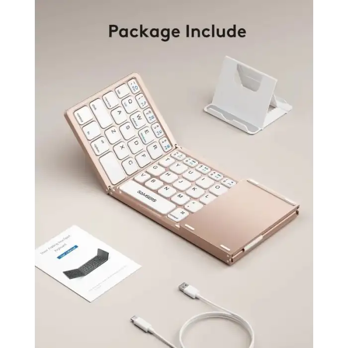 Samsers Touchpadli Katlanabilir Bluetooth Klavye