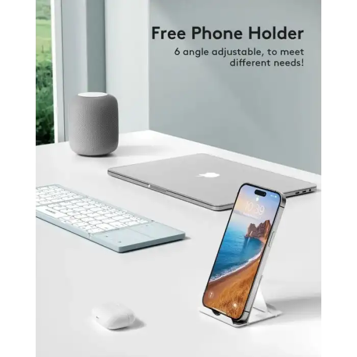 Samsers Touchpadli Katlanabilir Bluetooth Klavye