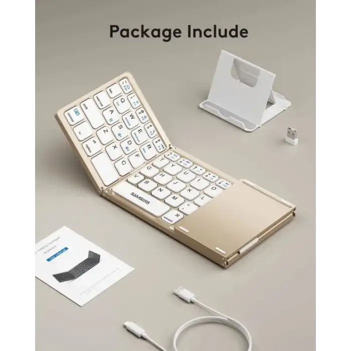 Samsers Touchpadli Katlanabilir Bluetooth Klavye