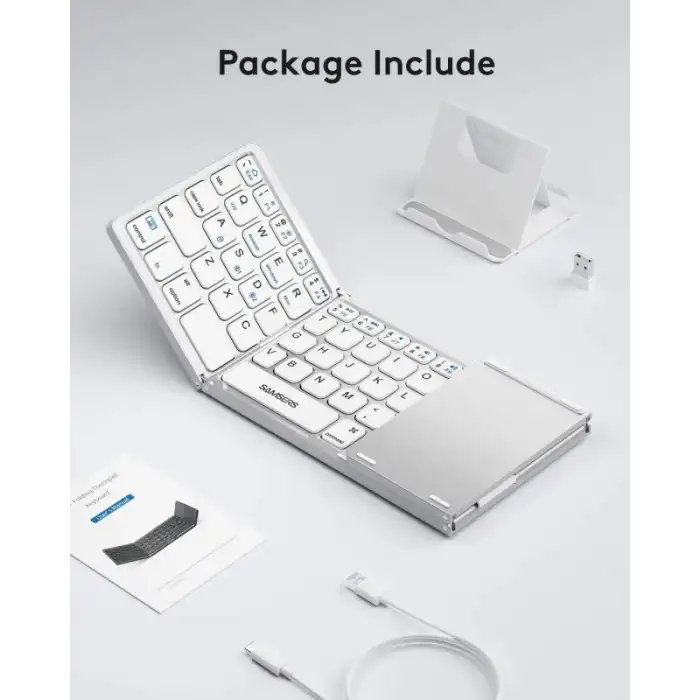 Samsers Touchpadli Katlanabilir Bluetooth Klavye