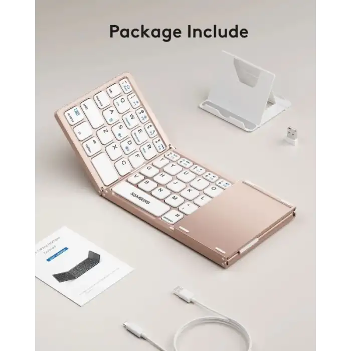 Samsers Touchpadli Katlanabilir Bluetooth Klavye