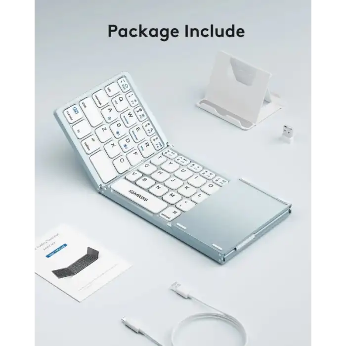 Samsers Touchpadli Katlanabilir Bluetooth Klavye
