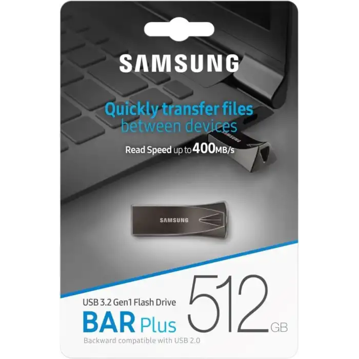 SAMSUNG BAR Plus USB 3.2 Flash Bellek 512 GB