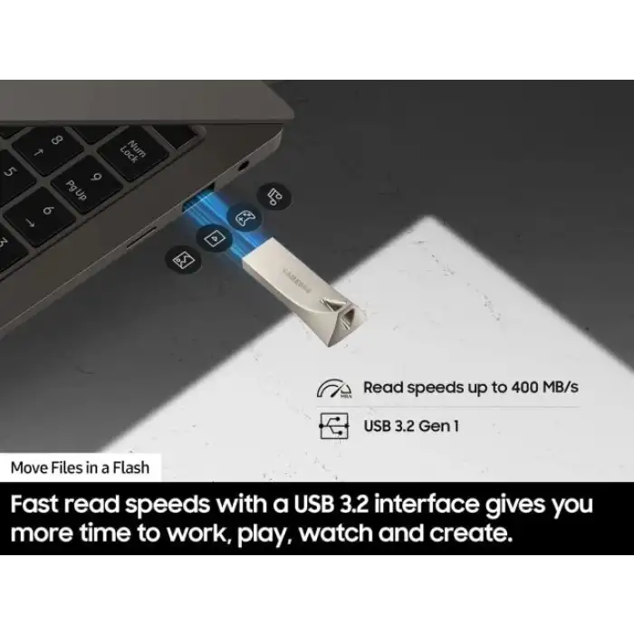 SAMSUNG BAR Plus USB 3.2 Flash Bellek 512 GB