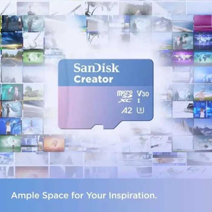 SanDisk Creator Micro SD UHS-I Kart