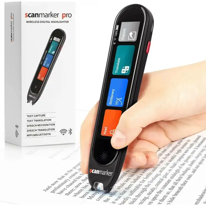 Scanmarker Pro - Bağımsız Okuma Kalemi ve Tercüman - Dil Öğrenenler İçin