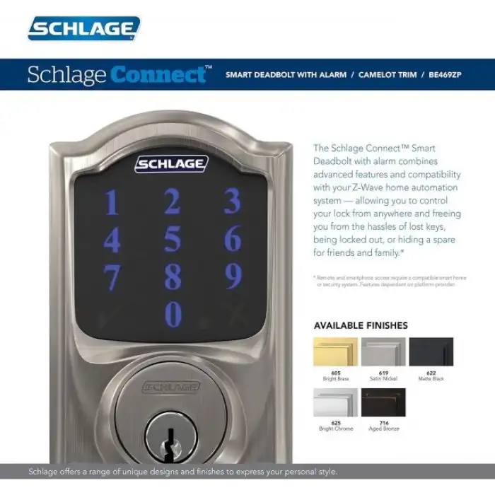 SCHLAGE Z-Wave Plus Connect Akıllı Kilit