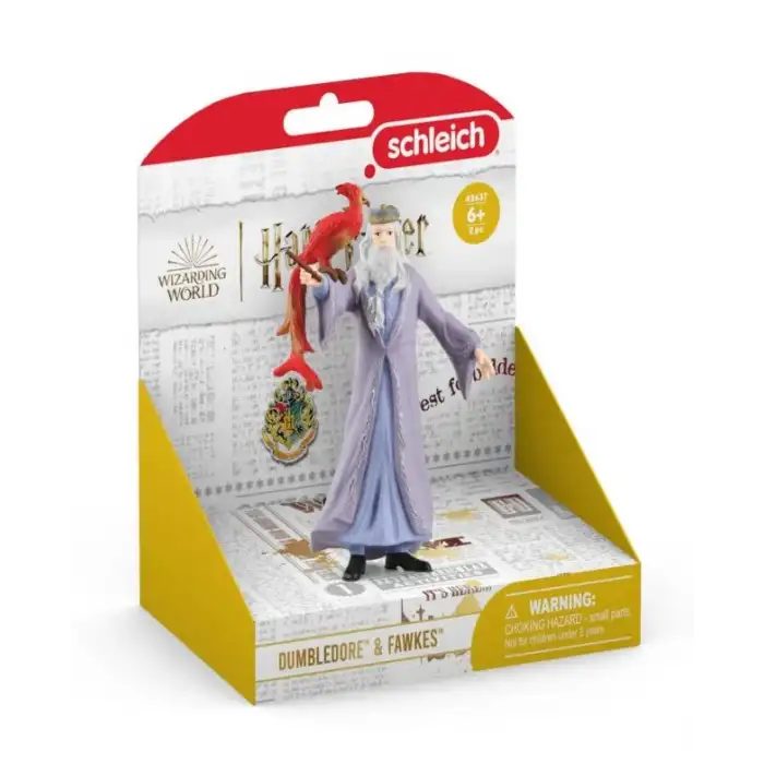 Schleich Wizarding World of Harry Potter: Albus Dumbledore Fawkes Figür