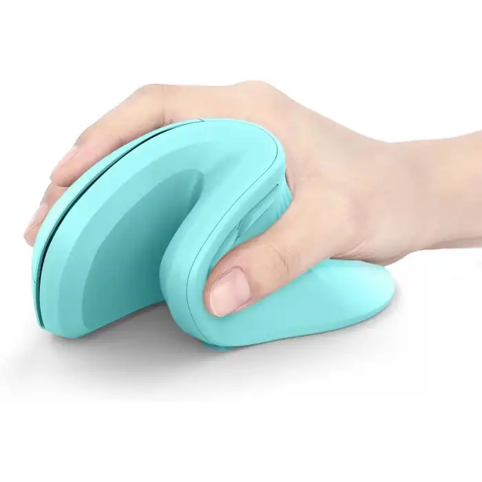 Seenda Ergonomik Kablosuz Dikey Mouse, Bluetooth 4.0+USB - Nane Yeşili