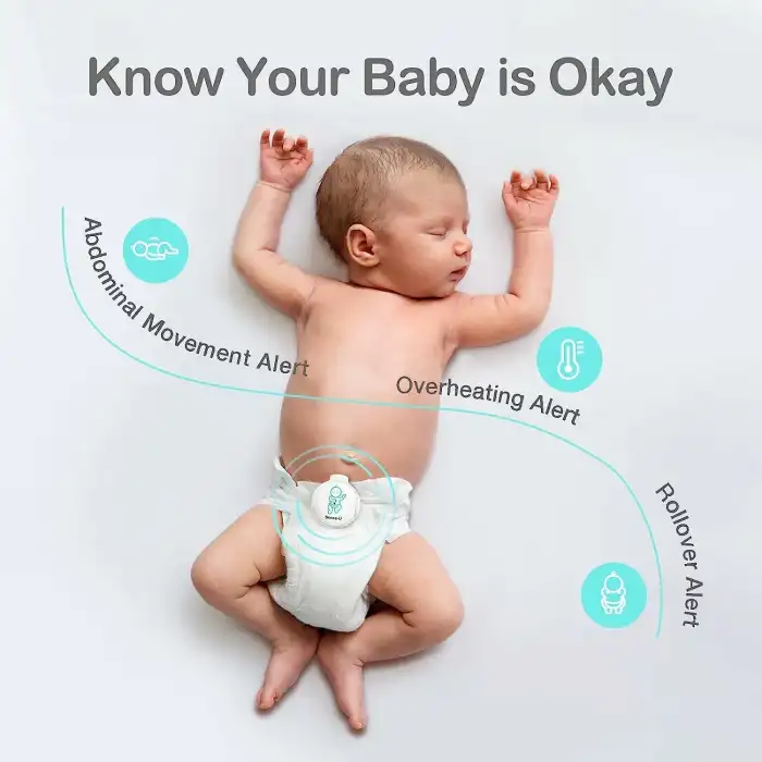 Sense-U Akıllı Bebek Karın Hareket Monitörü - Pembe