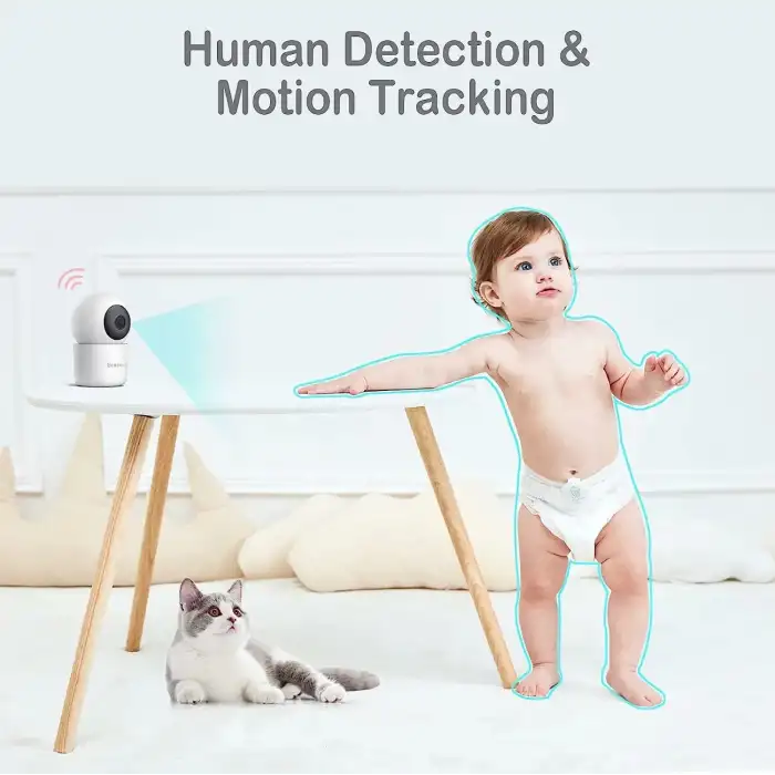 Sense-U Akıllı Bebek Monitörü 3 + 2K Uzaktan Kamera