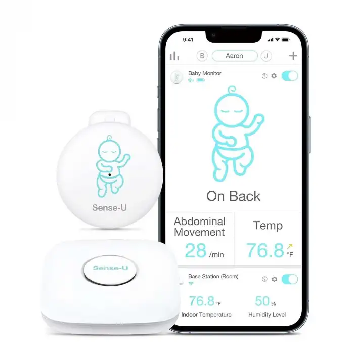 Sense-U Smart Baby Karın Hareket Monitörü 3 Bebek Karnını Takip Eder