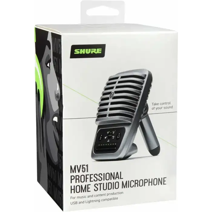 Shure MV51 Dijital Geniş Diyaframlı Kondenser Mikrofon