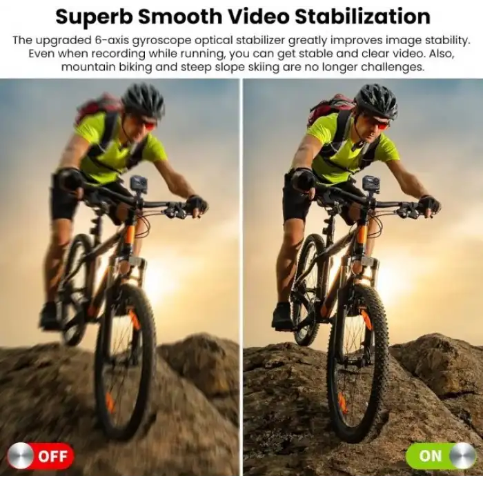 SJCAM SJ11 Aktif HDR Yükseltilmiş 4K30FPS WiFi Aksiyon Kameraları