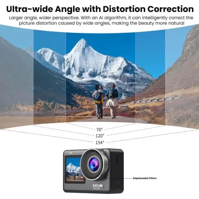 SJCAM SJ11 Aktif HDR Yükseltilmiş 4K30FPS WiFi Aksiyon Kameraları