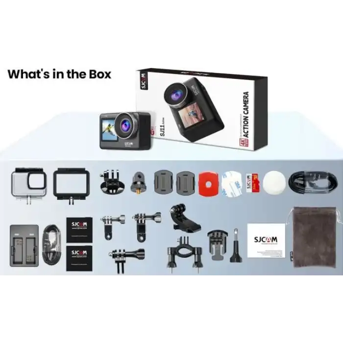 SJCAM SJ11 Aktif HDR Yükseltilmiş 4K30FPS WiFi Aksiyon Kameraları