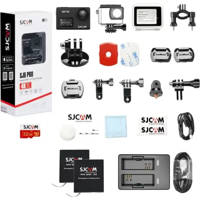 SJCAM Sj8pro Gerçek 4k60fps Aksiyon Kamerası