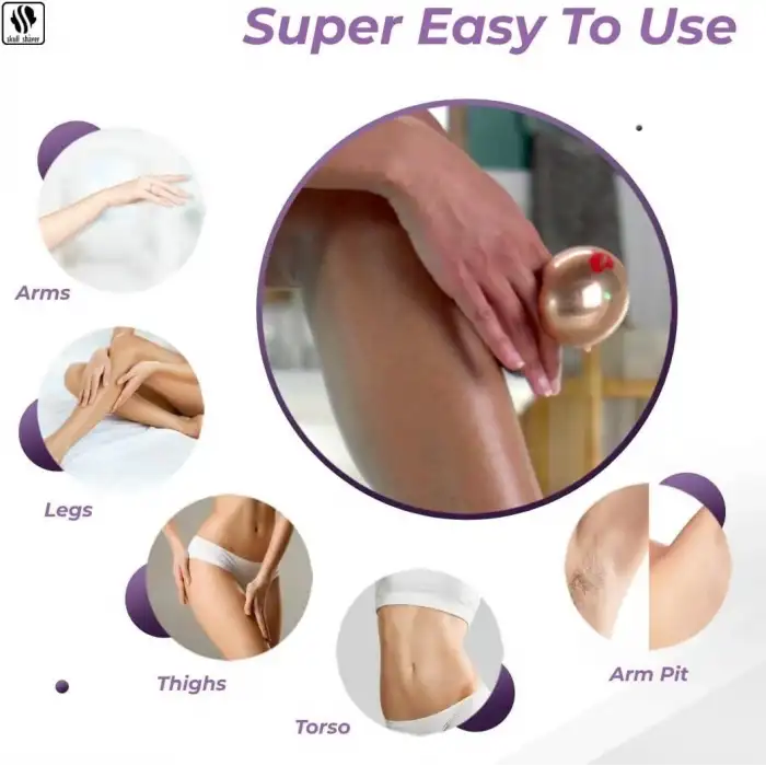 Skull Shaver Butterfly Kiss Pro (Mor): Bikini, Bacak ve Vücut Tıraşı İçin